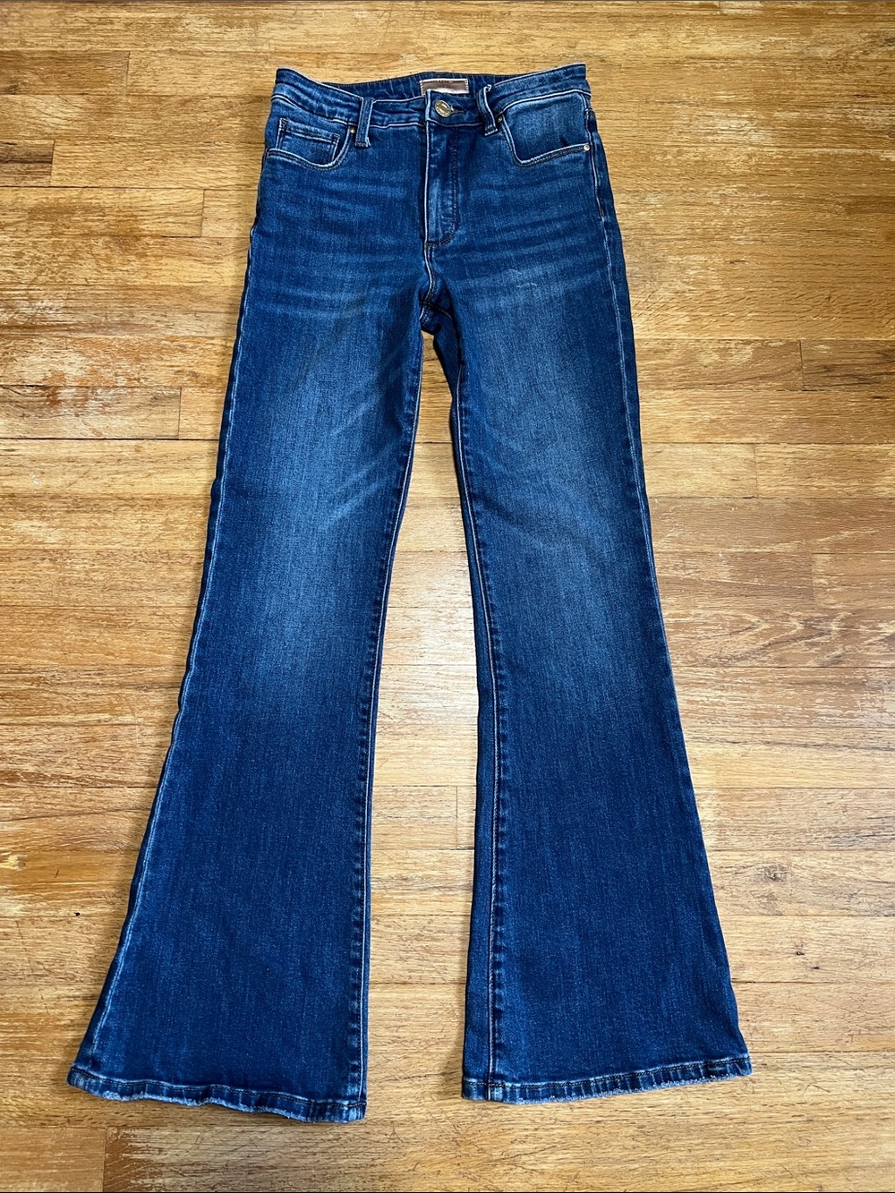 Kut from the Kloth Ana Fab Ab Flare Jeans Stretch Denim size 2